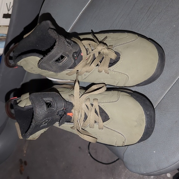 Air Jordan retro 6X Travis Scott green